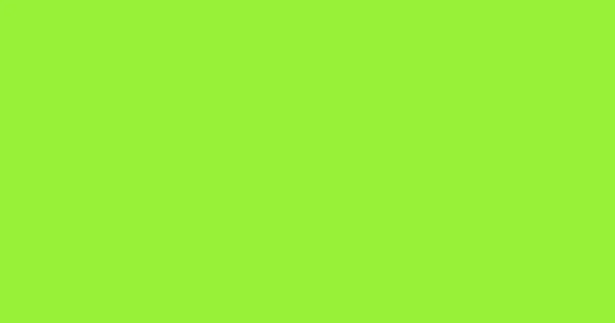 #97f137 green lizard color image