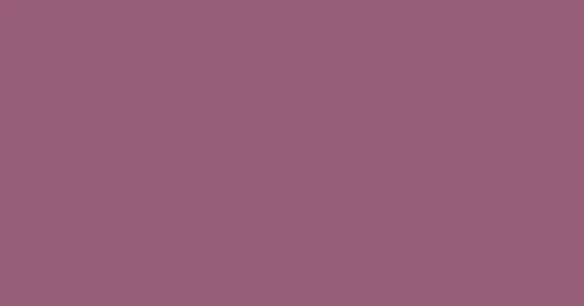 #985d77 rose dust color image