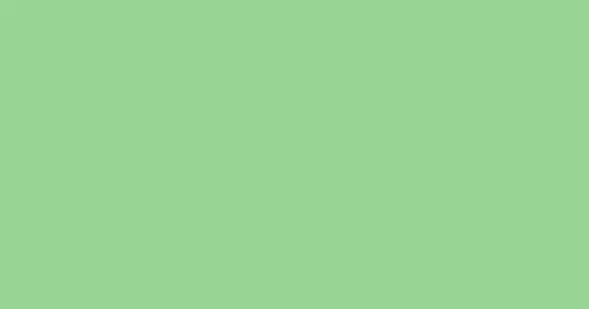 #98d595 moss green color image