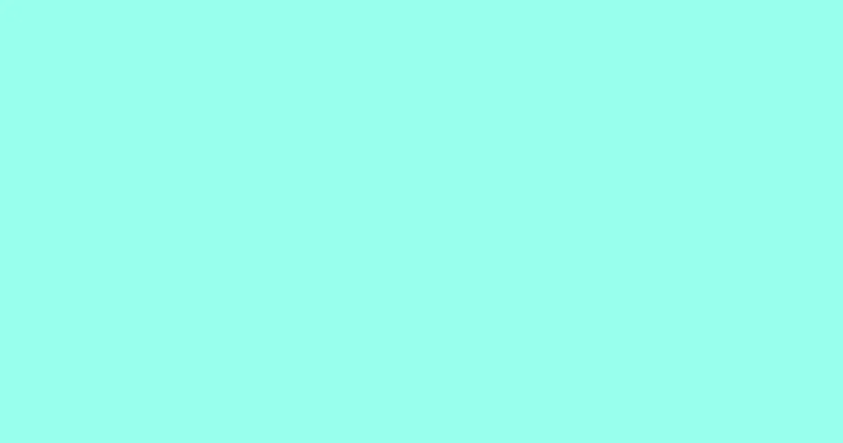 #98ffed aquamarine color image