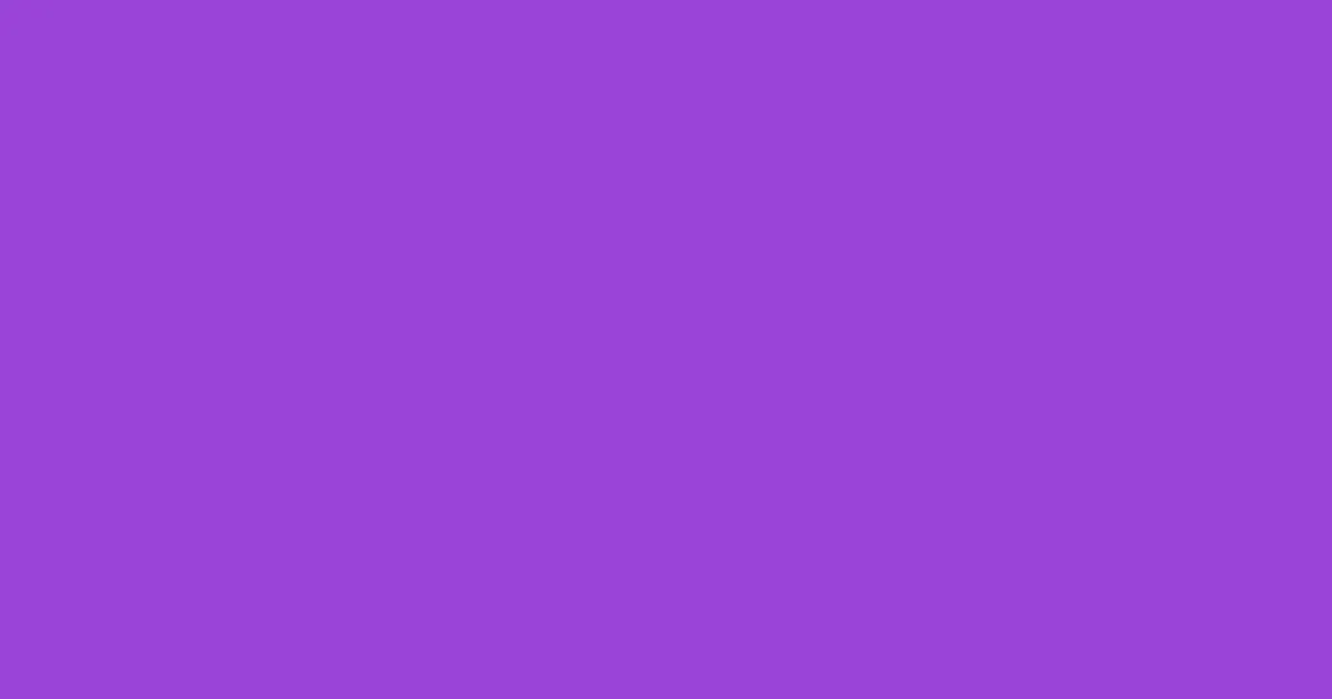 #9944d6 purple heart color image