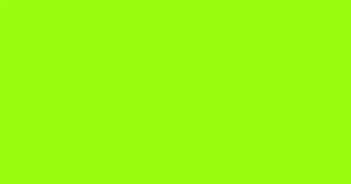 #99fc0b chartreuse color image