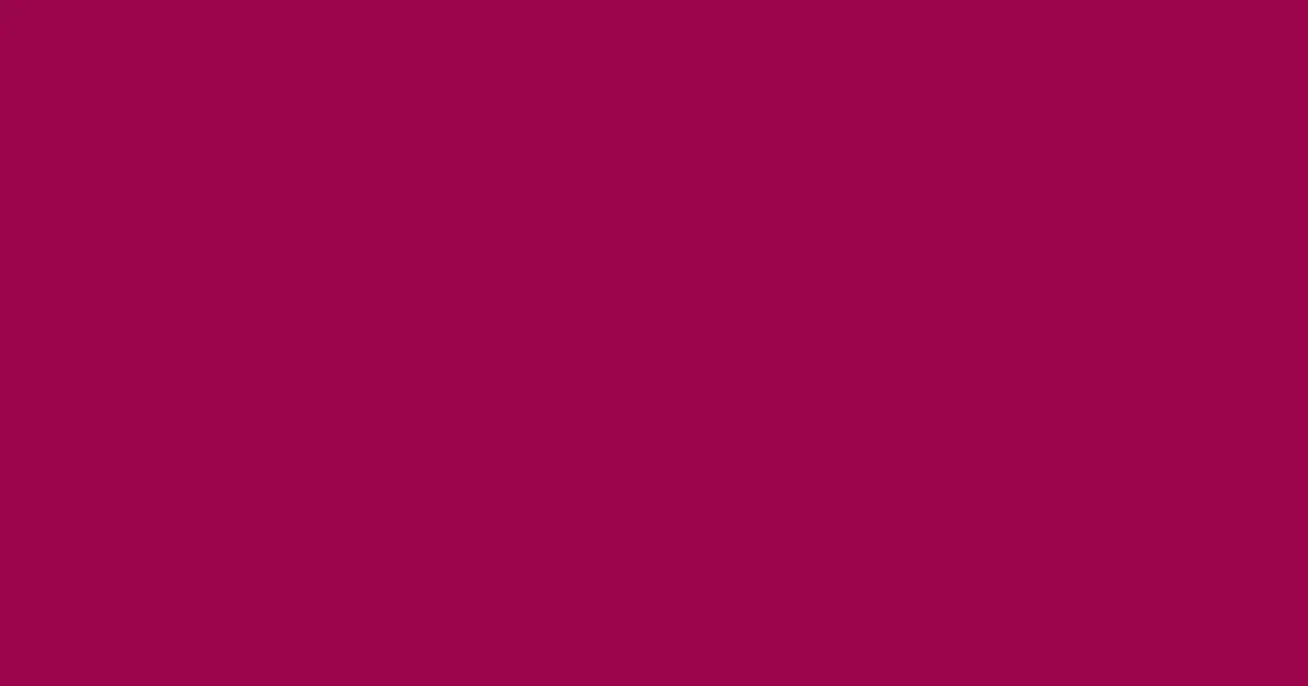 #9a054c cardinal pink color image
