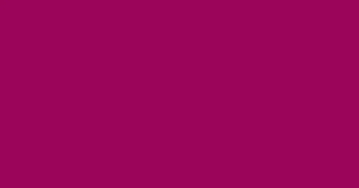 #9a055a cardinal pink color image