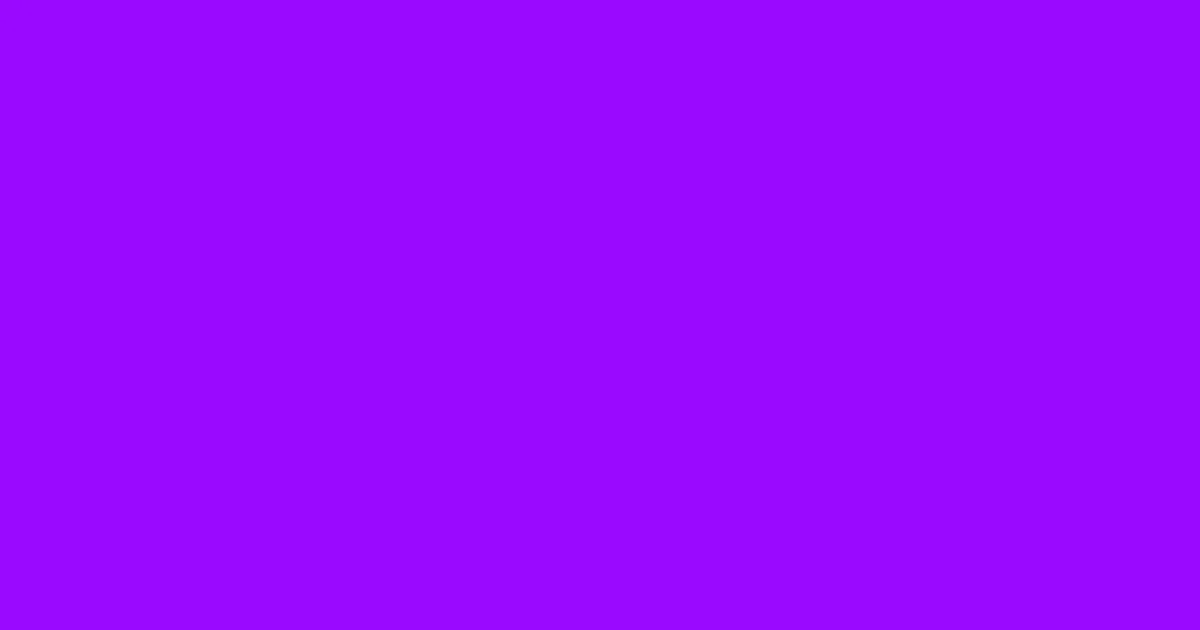#9a09ff electric violet color image