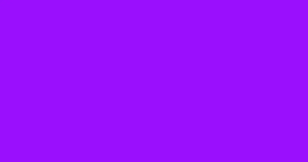 #9a0ffd electric violet color image