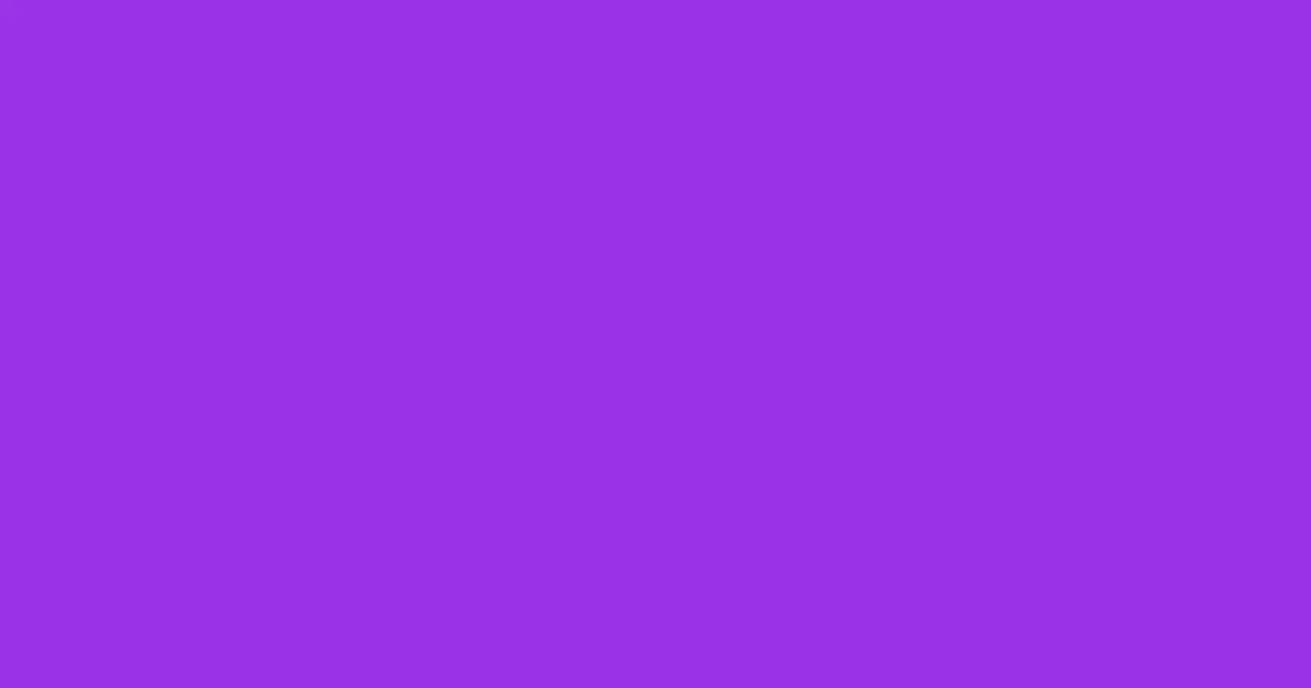 #9a34e7 purple heart color image