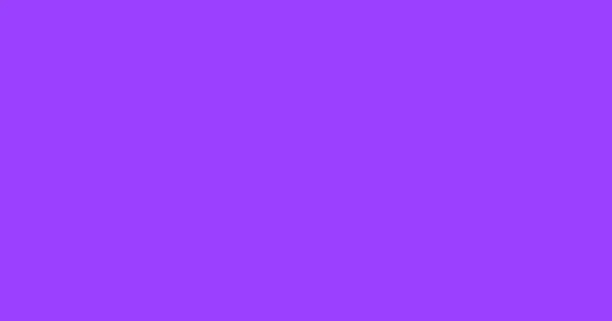 #9a40fd electric violet color image
