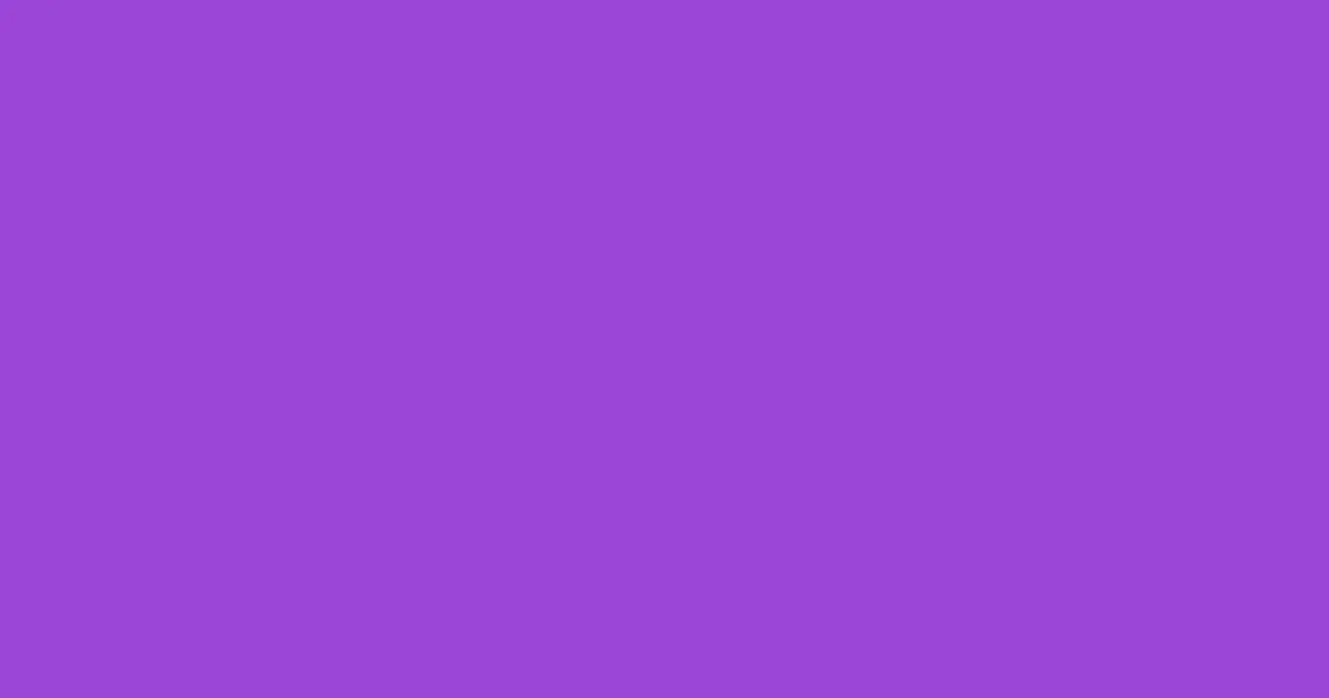 #9a46d6 purple heart color image