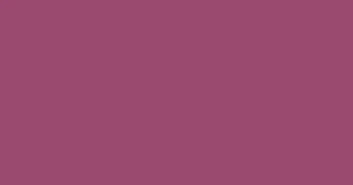 #9a4970 sugar plum color image