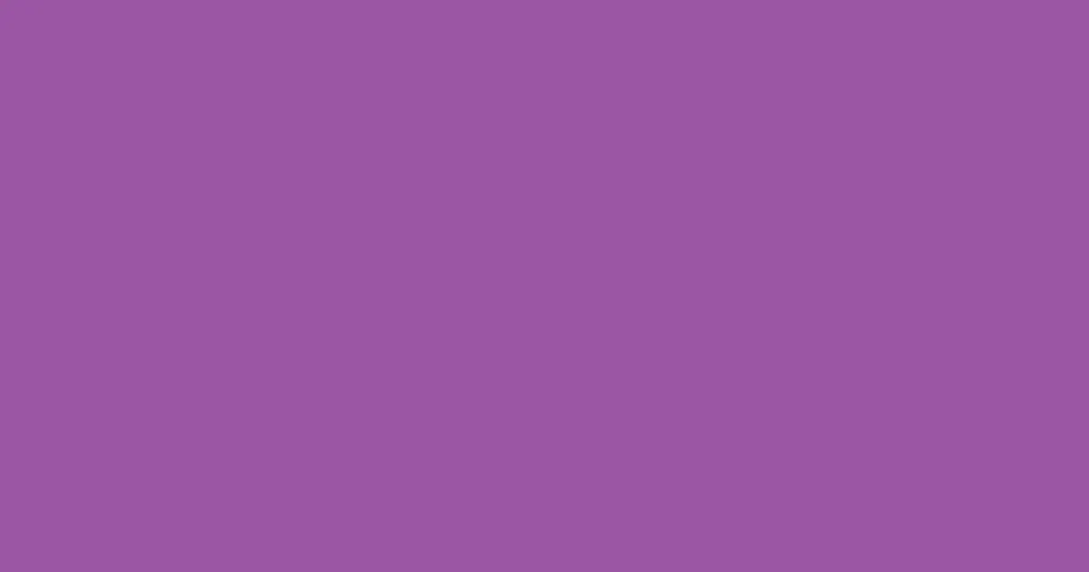 #9a55a4 vivid violet color image