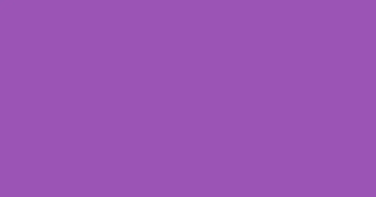 #9a55b6 purple plum color image