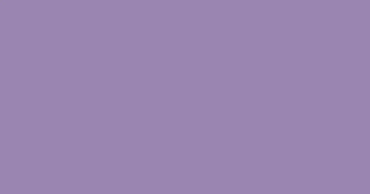 #9a85b0 lavender purple color image