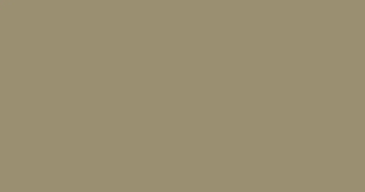 #9a8f71 pale oyster color image