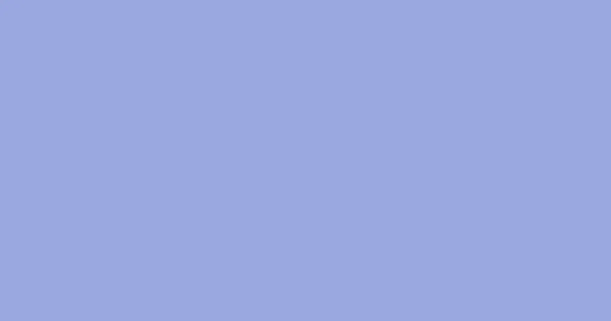 #9aa7df dull lavender color image
