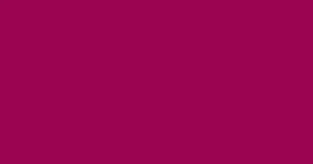 #9b0452 cardinal pink color image