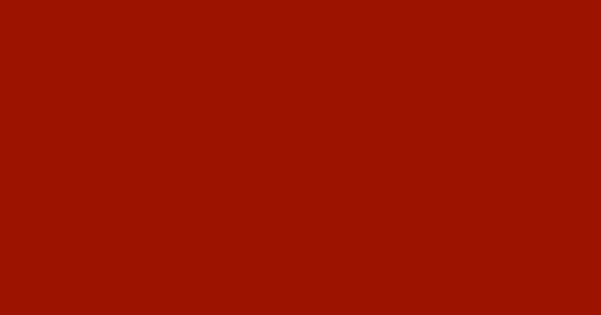 #9b1400 red berry color image