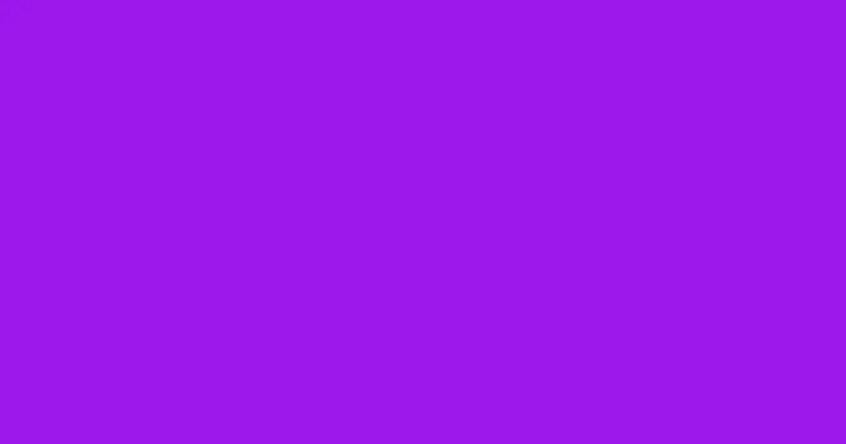 #9b18eb electric violet color image