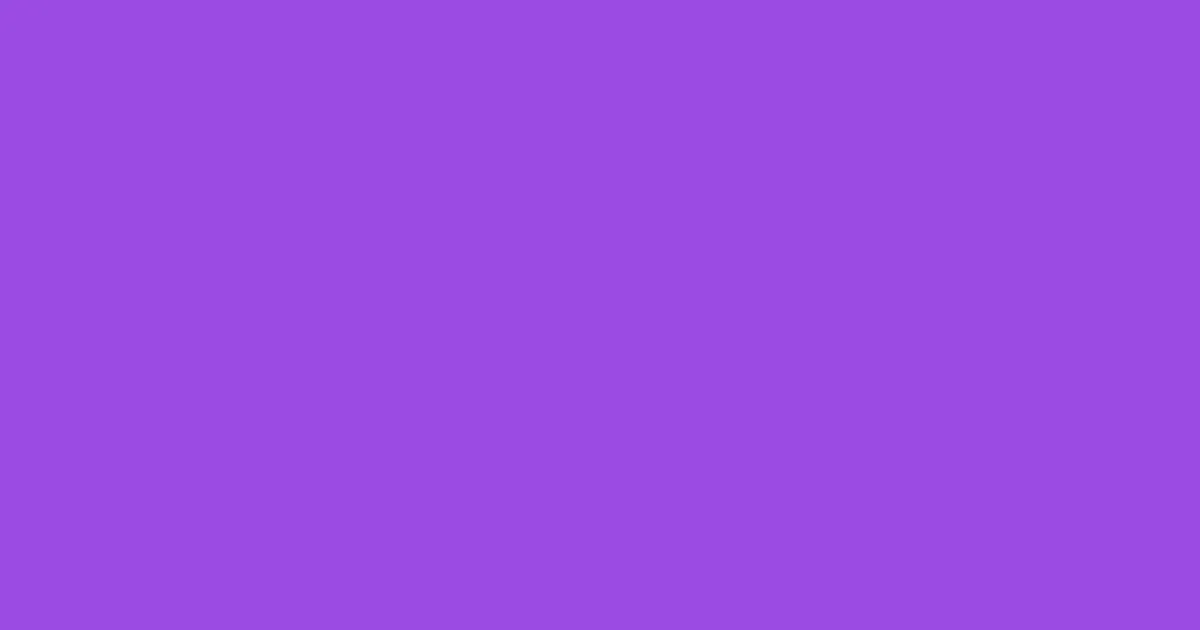 #9b4ce4 medium purple color image