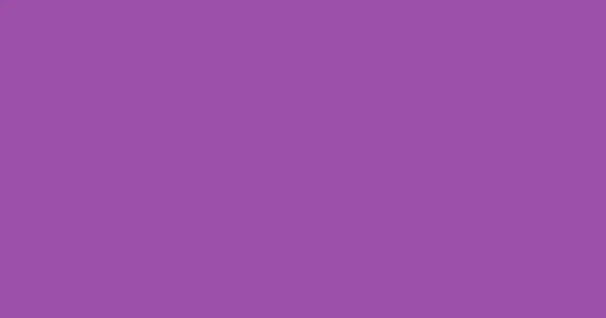 #9b50aa vivid violet color image