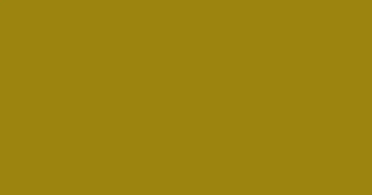 #9b840e buttered rum color image