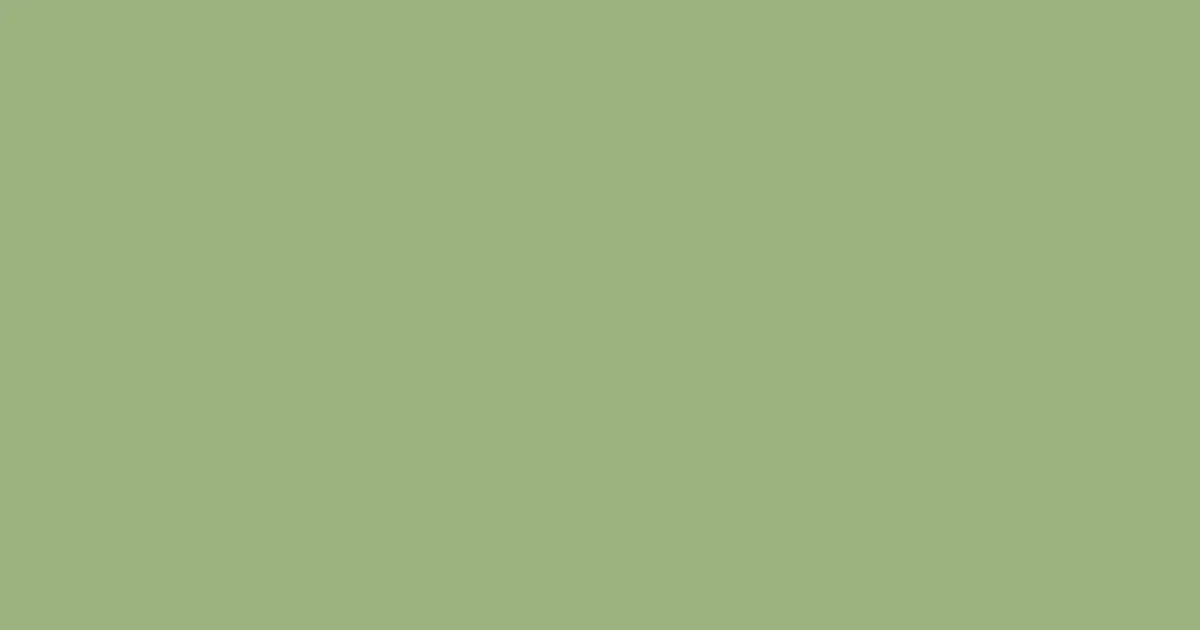 #9bb280 swamp green color image