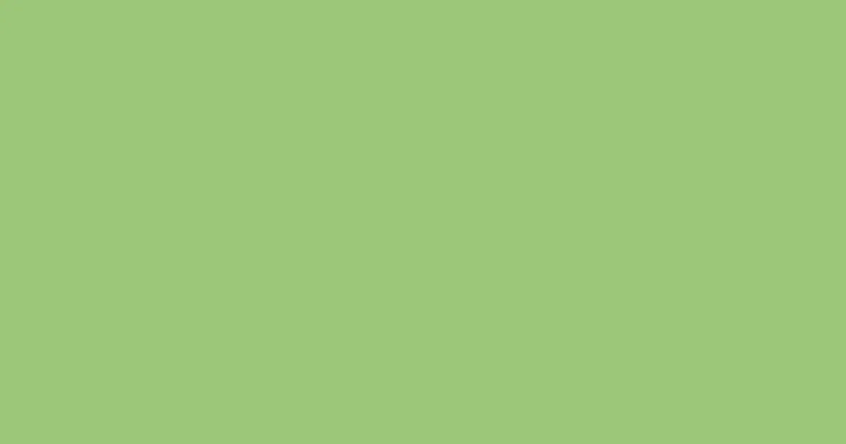 #9bc679 olivine color image