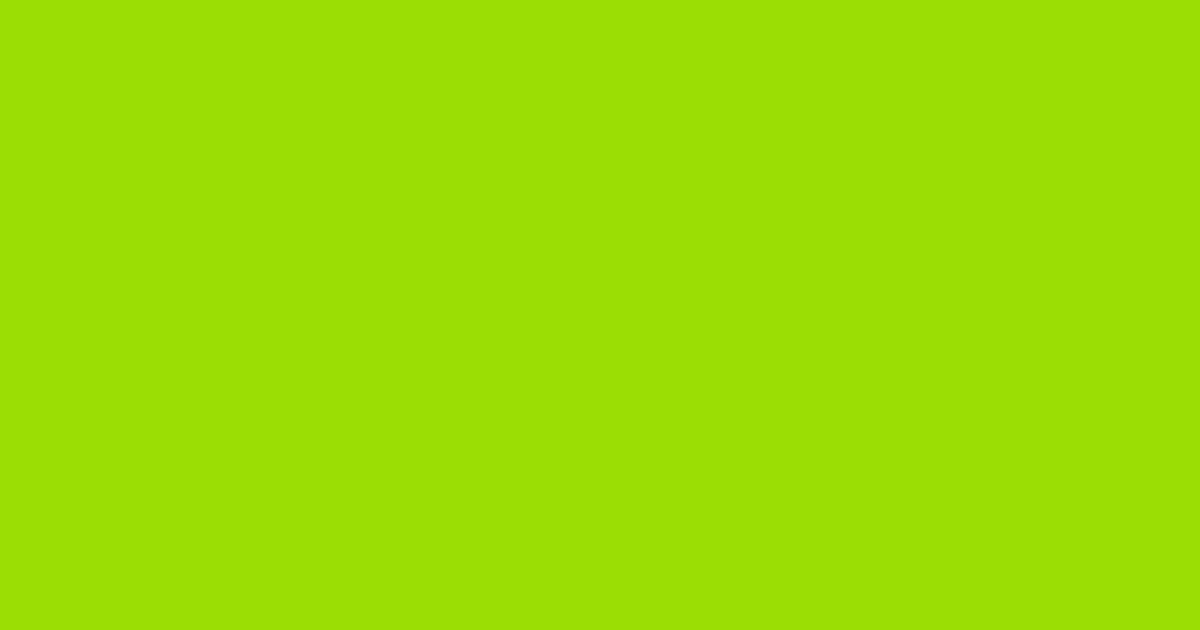 #9bde05 sheen green color image