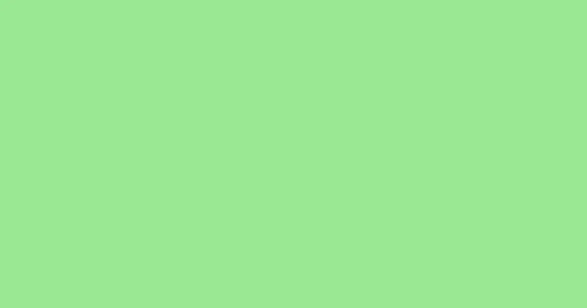 #9be892 granny smith apple color image