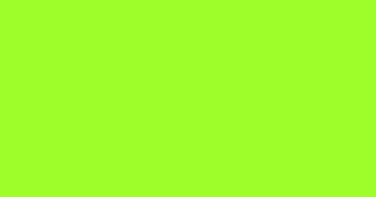 #9bfd2a green yellow color image