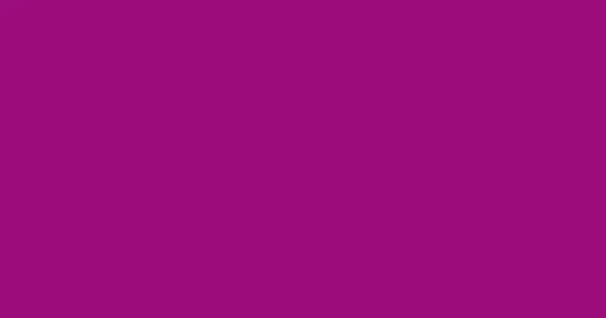 #9c0d7c violet eggplant color image