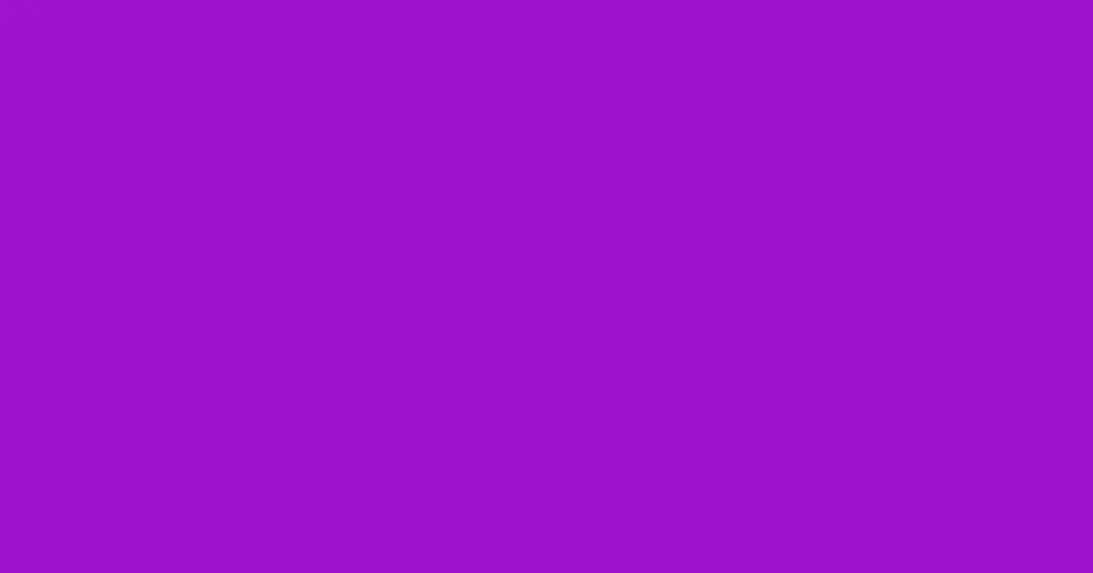 #9c14cc electric violet color image