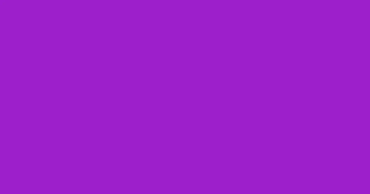 #9c1fca purple heart color image