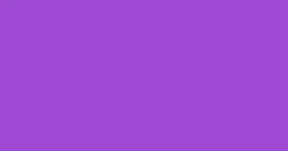 #9c49d3 purple heart color image