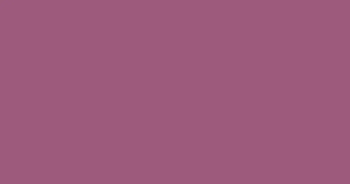 #9c5a7d rose dust color image