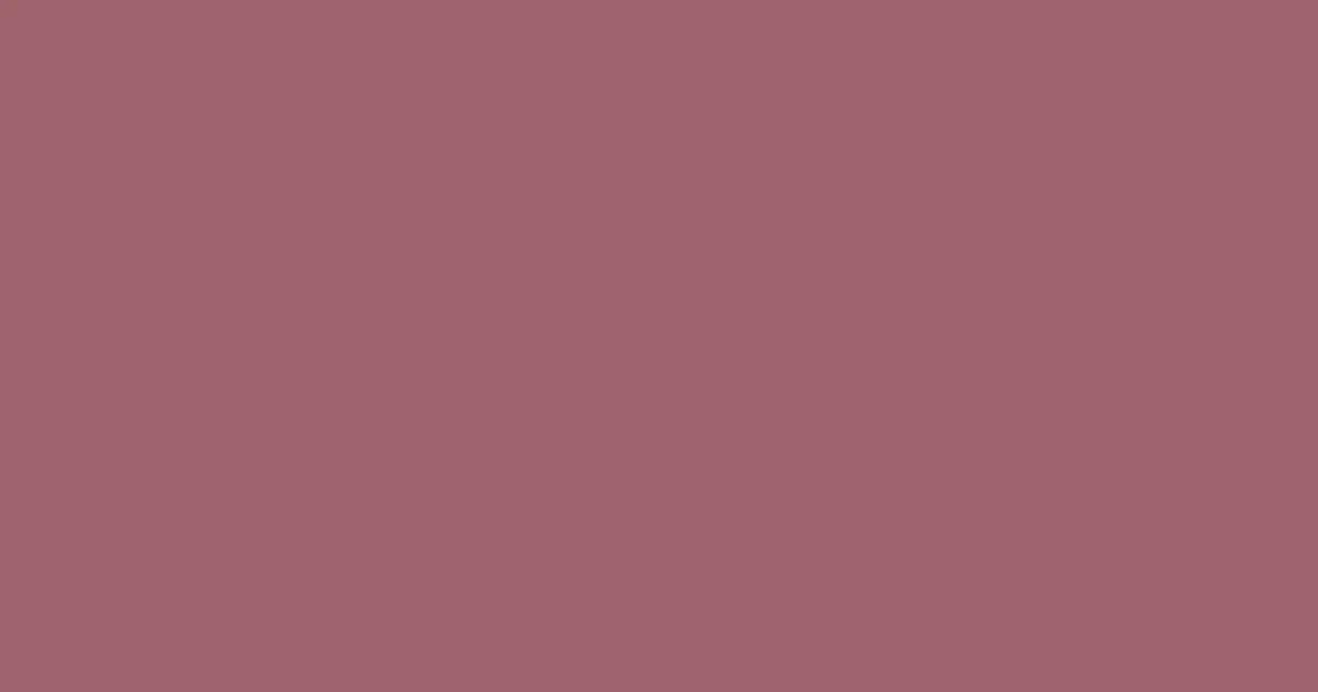 #9c636c rose dust color image