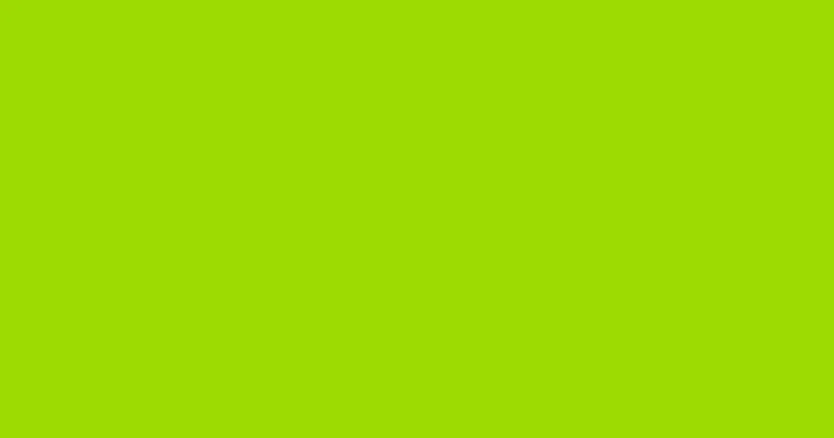 #9cdb01 sheen green color image