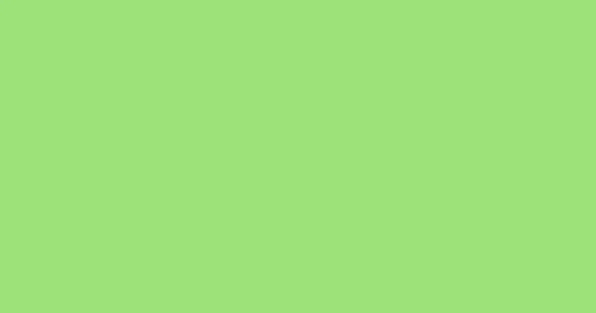 #9ce279 feijoa color image