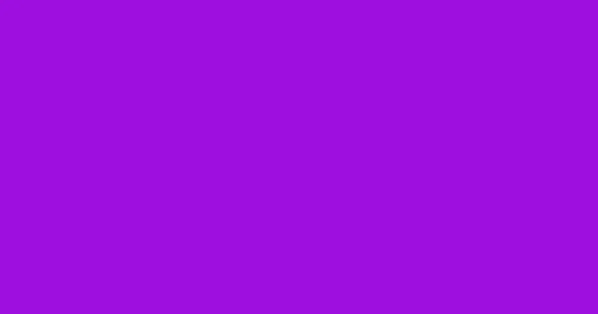 #9d0fdf electric violet color image