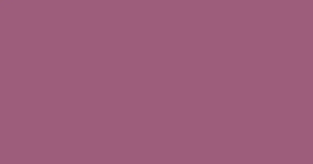 #9d5c7b rose dust color image