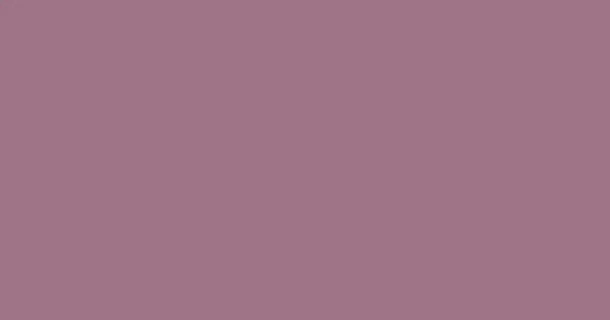 #9d7486 mountbatten pink color image