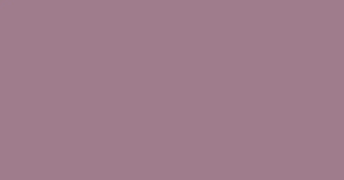 #9d7c8b mountbatten pink color image