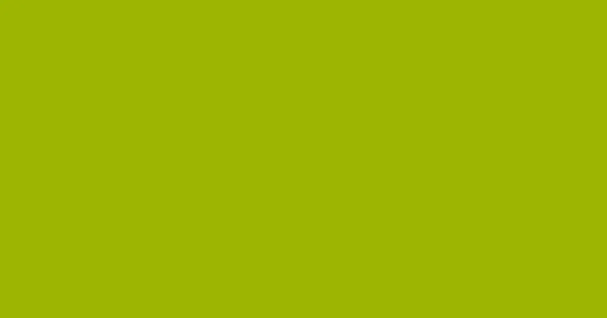 #9db503 pistachio color image