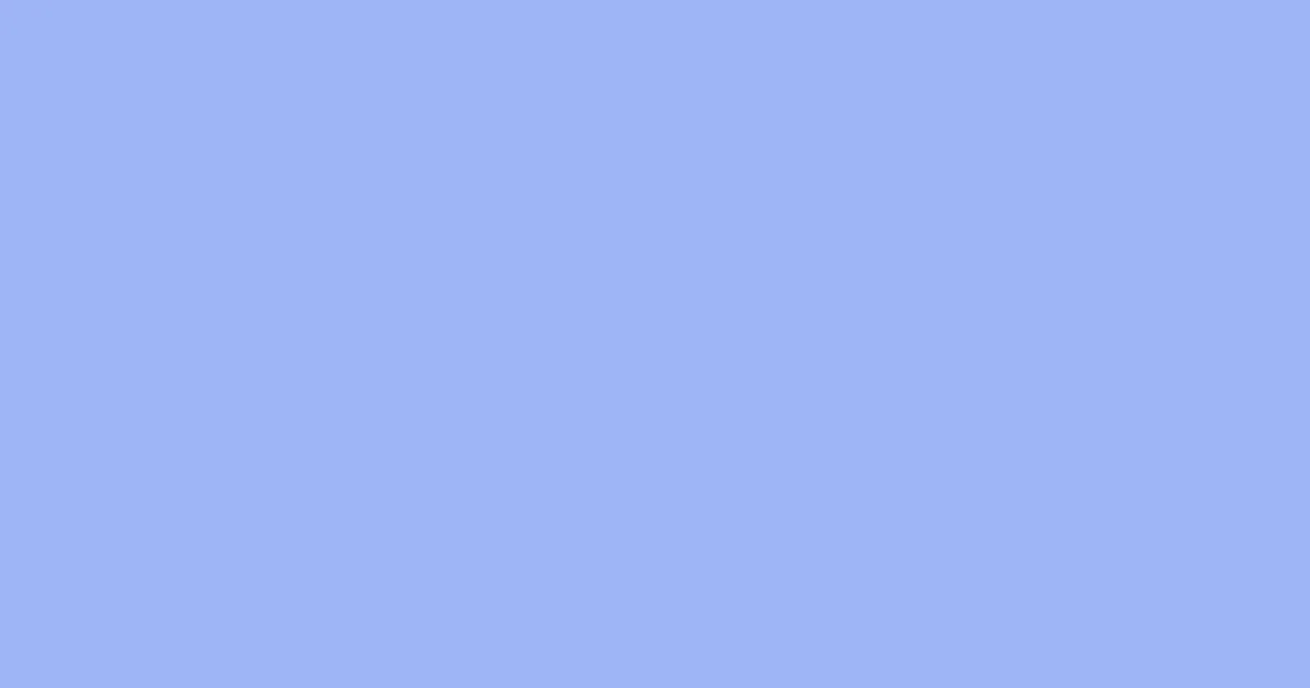 #9db5f6 jordy blue color image