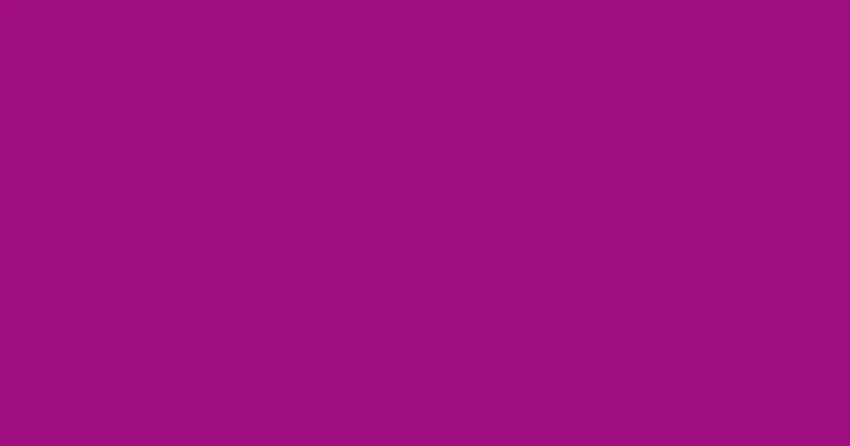 #9e0c7f violet eggplant color image