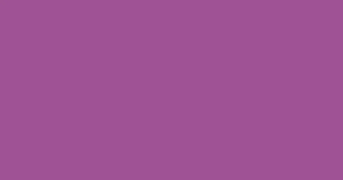 #9e5295 razzmic berry color image