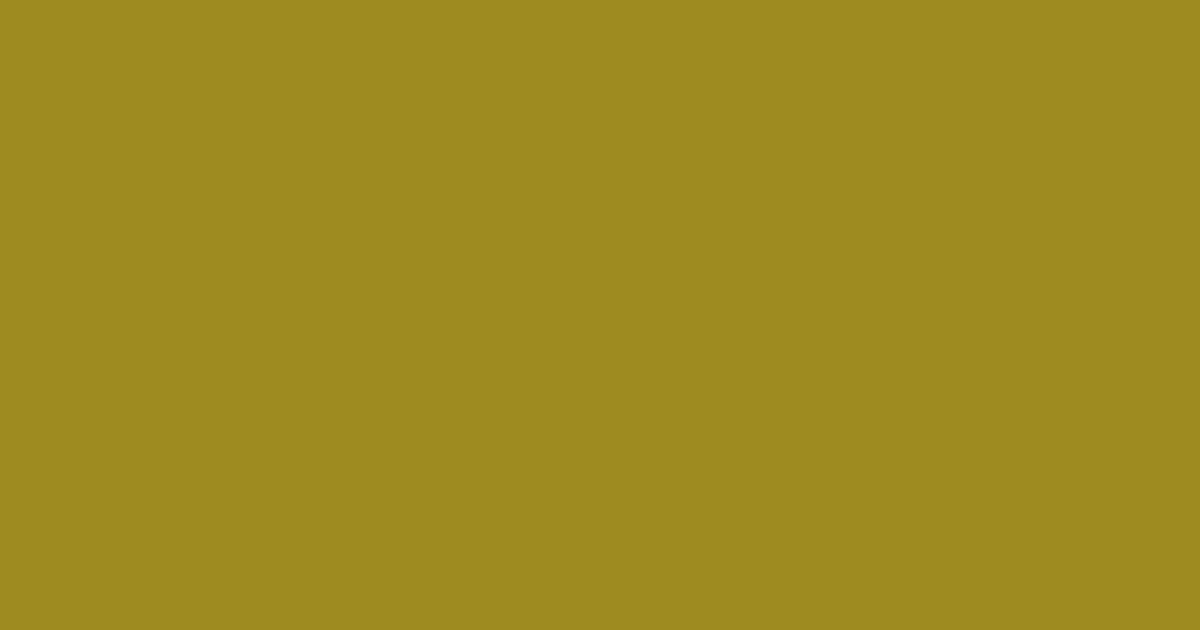 #9e8b20 reef gold color image