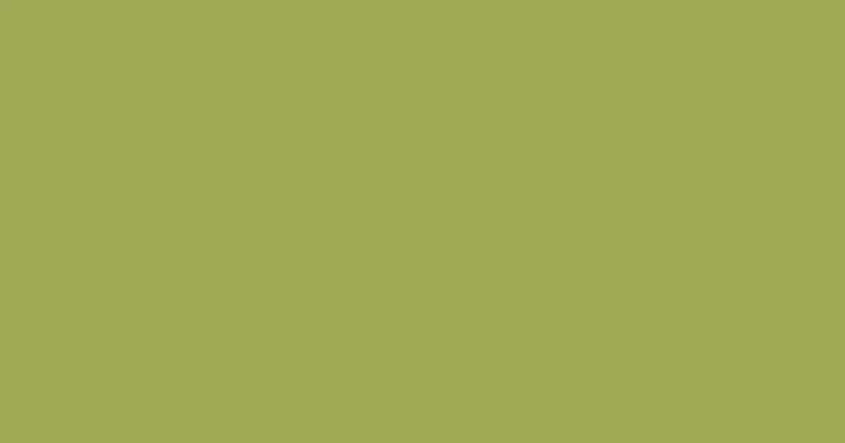 #9eaa57 olive green color image