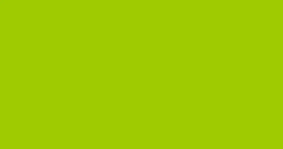 #9ecb02 sheen green color image
