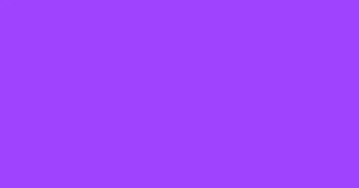 #9f43ff electric violet color image
